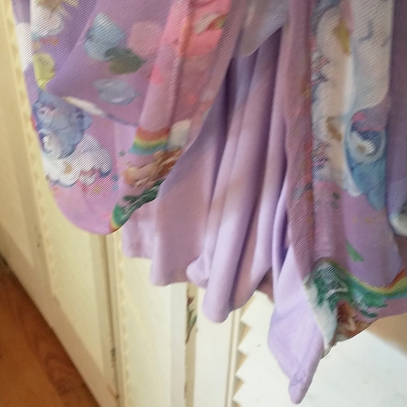 Hot Topic "Care Bears" Characters In The Clouds Dress w/Mesh Bouncy Skirt (L) - Picture 6 of 13